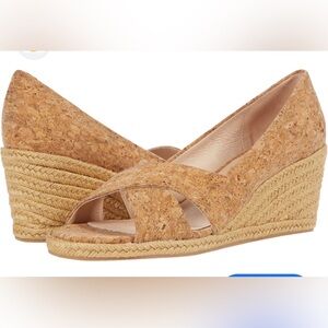 NIB Jack Rogers Palmer Crisscross Wedge Espadrille 6.5